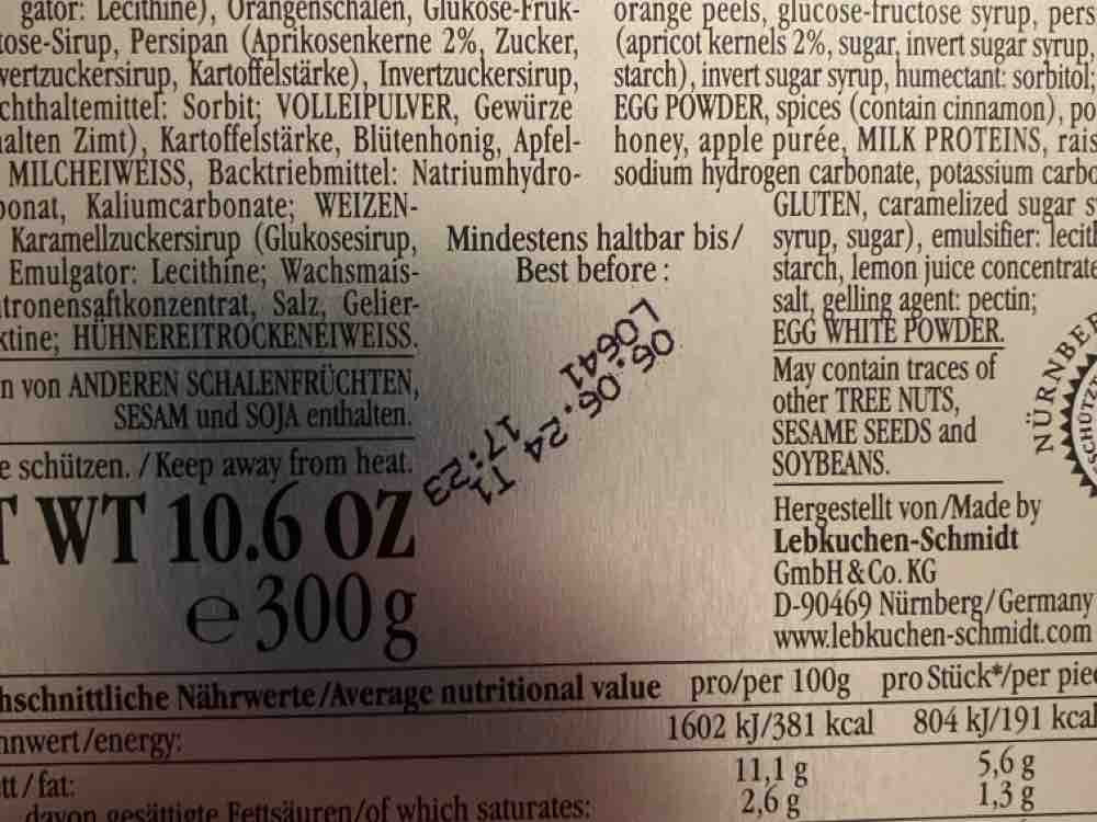 Feine Nürnberger Oblaten-Lebkuchen von sandrahoernig558 | Hochgeladen von: sandrahoernig558