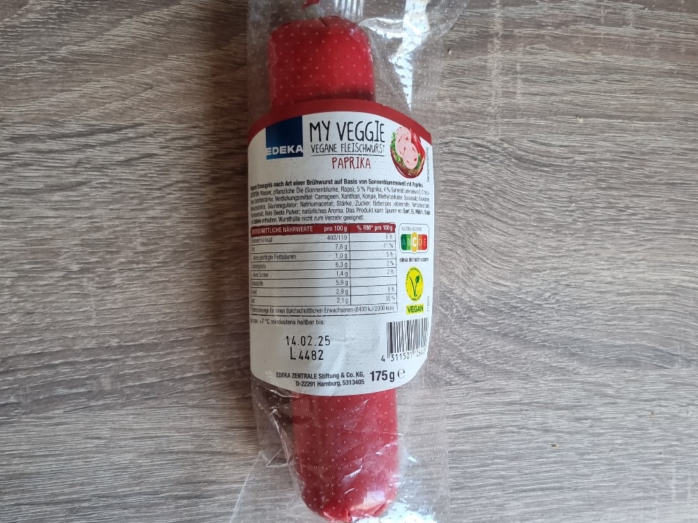 Vegane Fleischwurst, Paprika von Neobiota | Hochgeladen von: Neobiota