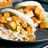 Bao met sticky tofu  
met coleslaw, appel en pindas by pijl | Hochgeladen von: pijl