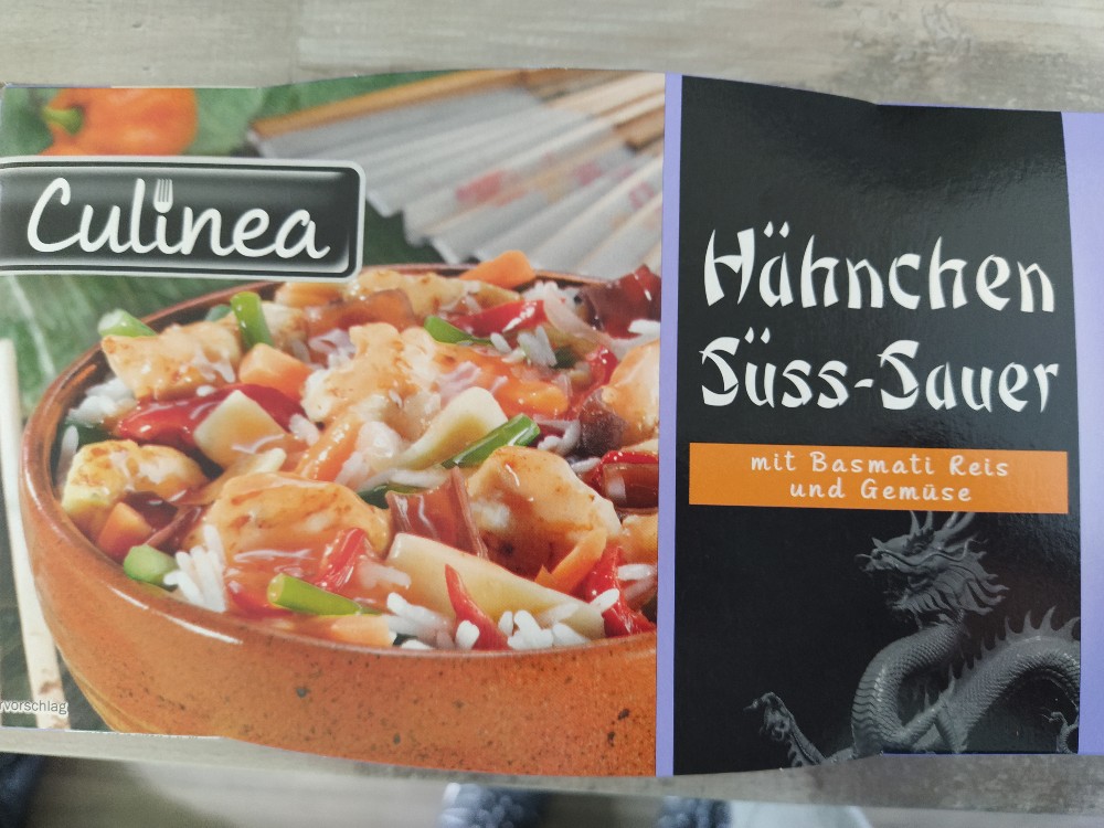 Culinea, Hähnchen Süss-Sauer, mit Basmati Reis und Gemüse Kalorien ...