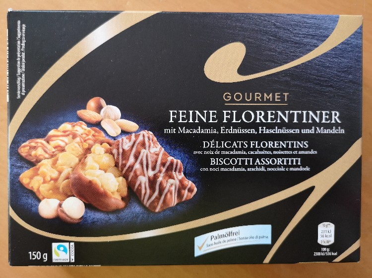 Feine Florentiner, mit Macadamia, Erdnüssen, Haselnüssen und Man | Hochgeladen von: BarbaraM