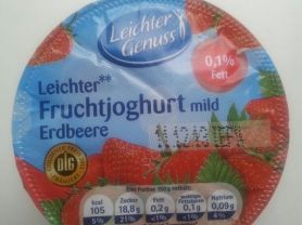 Leichter Fruchtjoghurt, Erdbeere, 0,1% (Netto), Erdbeere | Hochgeladen von: sweetkat