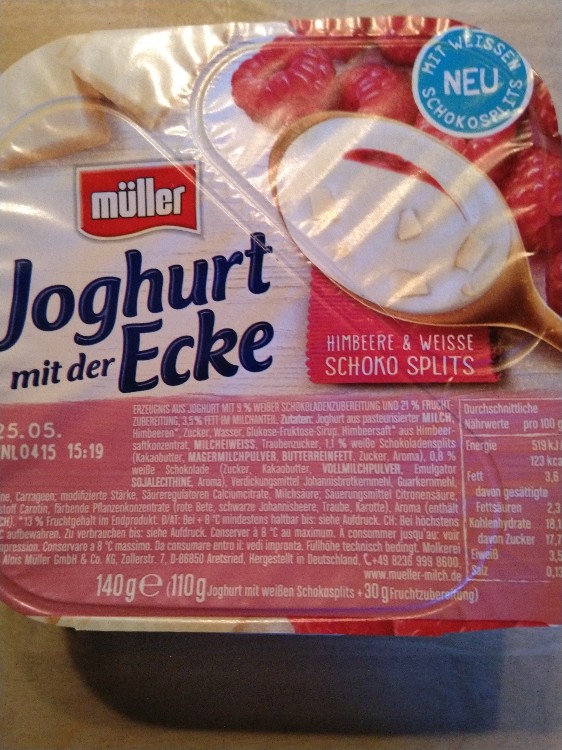 Joghurt mit der Ecke Himbeere & weiße Schoko Splits von hexe | Hochgeladen von: hexen