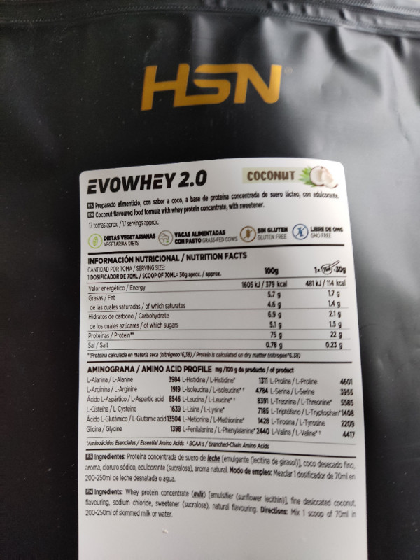 Evowhey 2.0, Coconut von AndreasBl | Hochgeladen von: AndreasBl
