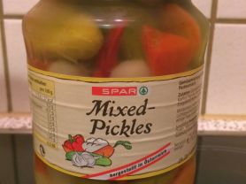 Mixed-Pickles, Gurken, Silberzwiebel, Karfiol, Paprika, Karo | Hochgeladen von: ptychozoon