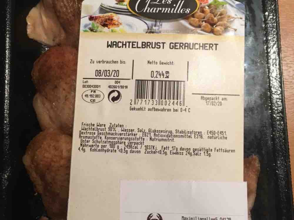 Wachtelbrust geräuchert von Hoky | Hochgeladen von: Hoky