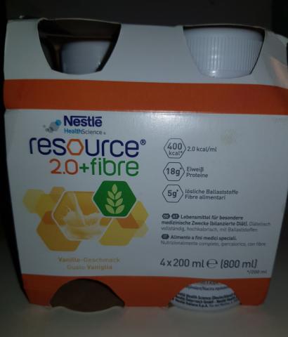 Nestlé resource 2.0+fibre, Vanille | Hochgeladen von: Michael Gaul Nestlé resource 2.0+fibre, Vanille | Hochgeladen von: Michael Gaul