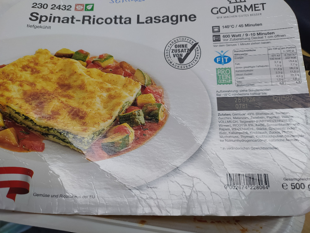Spinat-Ricotta Lasagne von zenz | Hochgeladen von: zenz
