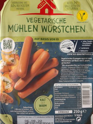 Vegetarische Mühlen Würstchen von Jasmina.Schneider | Hochgeladen von: Jasmina.Schneider