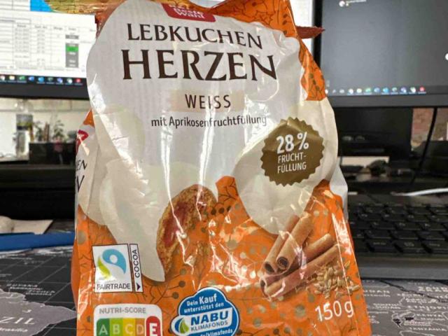 Lebkuchen Herzen Weiss, mit 28% Aprikosenfruchtfüllung by LucaMa | Uploaded by: LucaMauricio0516