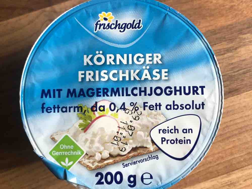 Körniger Frischkäse 0,4% Fett absolut, Magermilchjoghurt von tia | Hochgeladen von: tiamilla