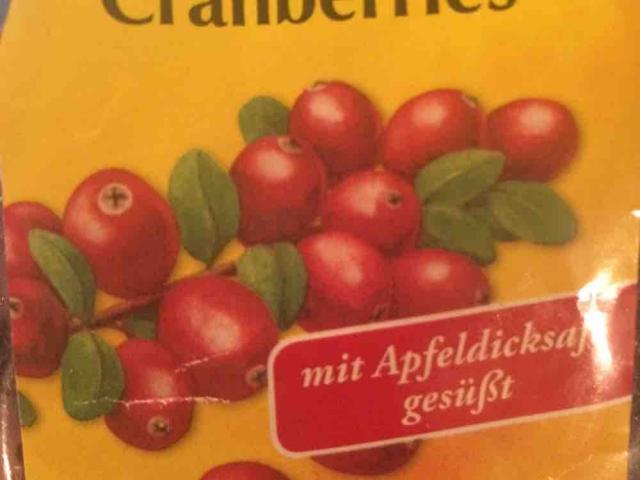 Cranberries getrocknet, mit Apfelsaft gesüßt  von dohoge | Hochgeladen von: dohoge