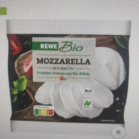 Rewe Bio Mozarella, 45% Fett von Enton86 | Hochgeladen von: Enton86