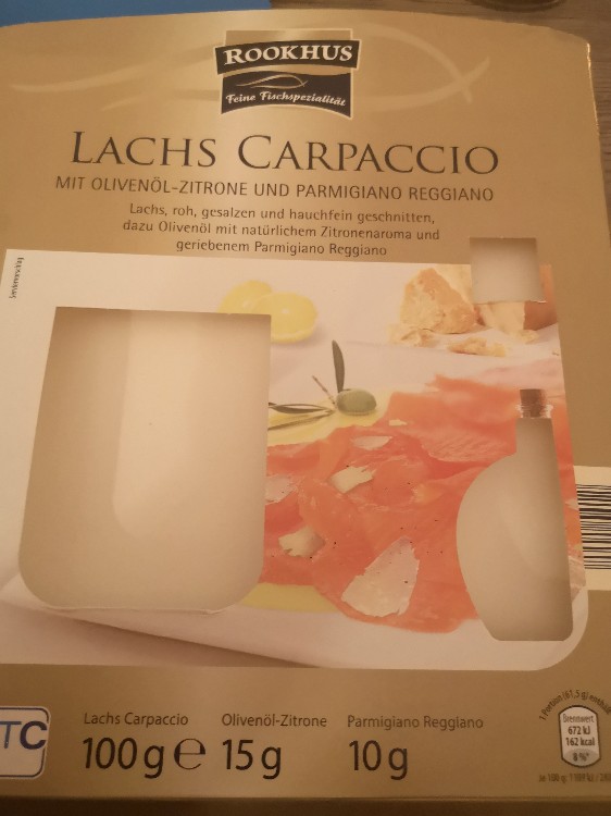 Lachs Carpaccio, mit Olivenöl -Zitrone und Parmigiano Reggiano v | Hochgeladen von: nici72