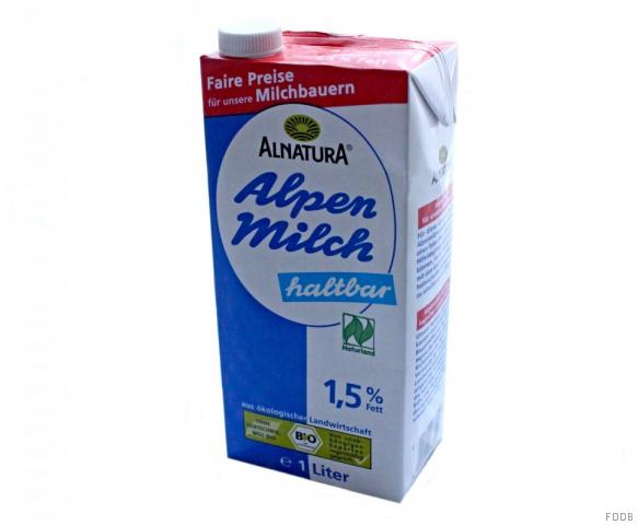 Alnatura Alpenmilch, haltbar 1,5% Fett | Hochgeladen von: JuliFisch