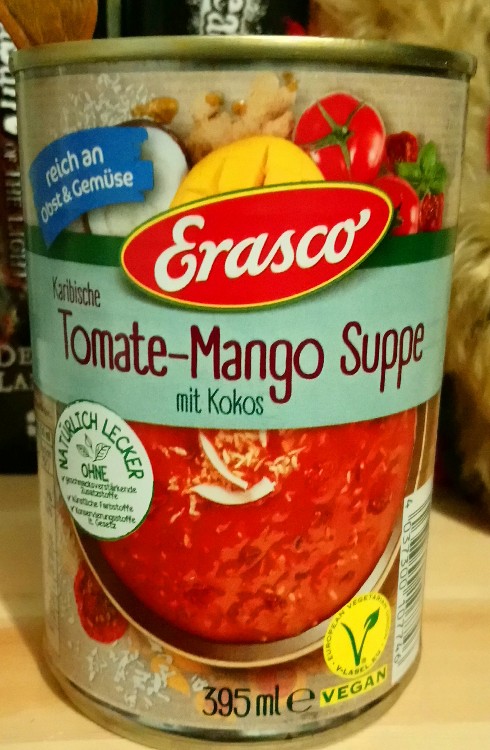 Erasco, Tomate-Mango Suppe mit Kokos, Vegan Kalorien - Suppen und ...