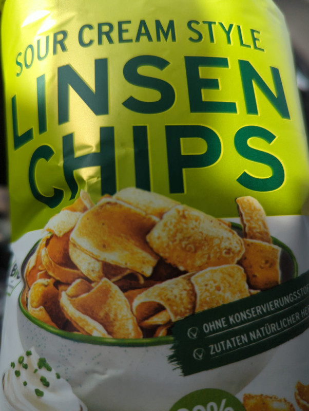 Sour cream style Linsen Chips, vegan, glutenfree by .gldn | Hochgeladen von: .gldn