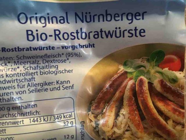 Original Nürnberger Bio-Rostbratwürste von moonlitrain | Hochgeladen von: moonlitrain