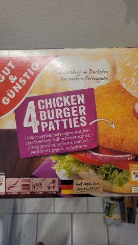 4 Chicken Burger Patties by DFraenky | Uploaded by: DFraenky