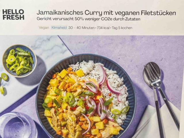 Jamaikanisches Curry mit veganen Filetstücken von CoachKira | Hochgeladen von: CoachKira