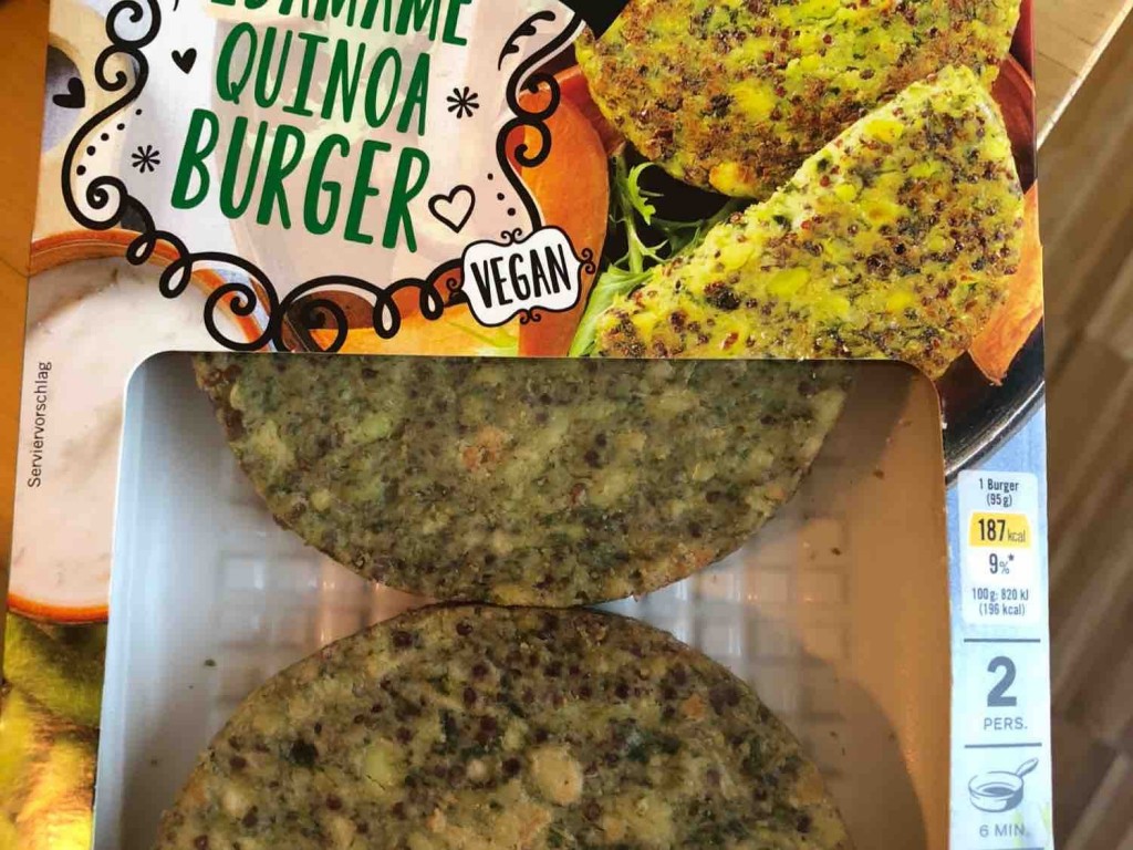 Karma Edamame Quinoa Burger, vegan von M.Gwerder | Hochgeladen von: M.Gwerder