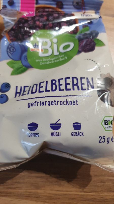 dm Bio Heidelbeeren - gefriergetrocknet von AsKo | Hochgeladen von: AsKo