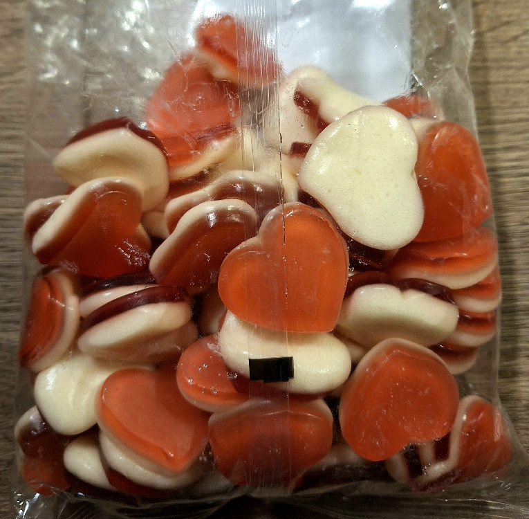 Rote Herzen, Fruchtgummi mit Schaum von Extal | Hochgeladen von: Extal