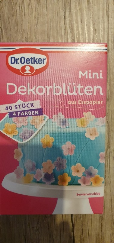 Mini Dekorblüten, aus Esspapier von Jeea | Hochgeladen von: Jeea