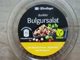 Dunkler Bulgursalat, mit Kichererbsen, Peperoni und Kräutern | Hochgeladen von: tigerlillyhh