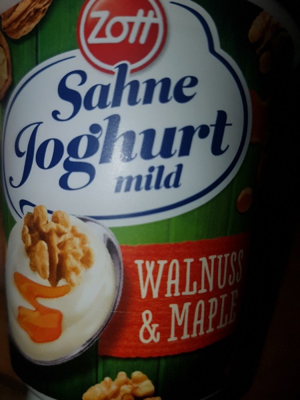 Zott, Sahne Joghurt, Walnuss&amp;Maple Kalorien - Joghurt - Fddb