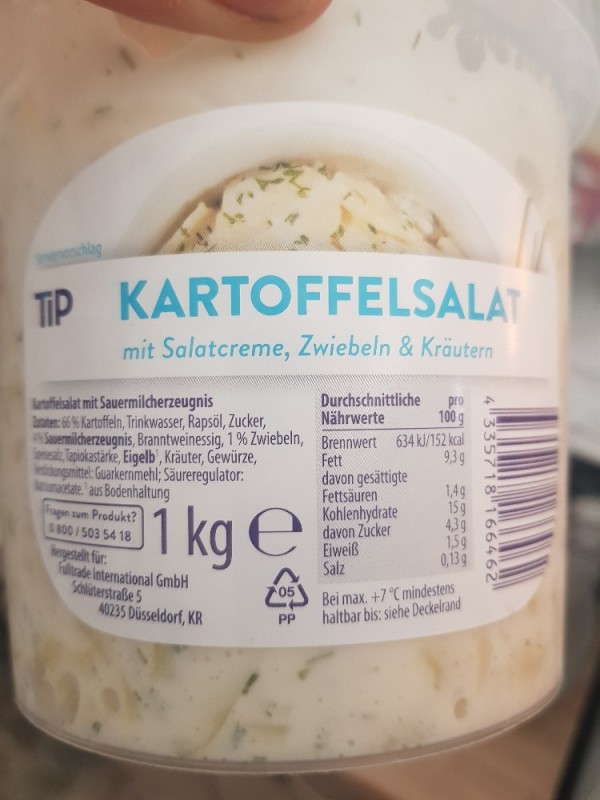 Kartoffelsalat, mit Salatcreme, Zwiebeln & Kräutern von kaib | Hochgeladen von: kaibienge507