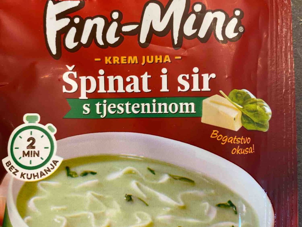 Fini Mini Suppe, Spinat Käse von atrippel | Hochgeladen von: atrippel