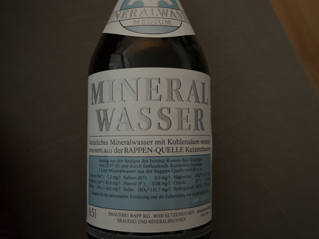 Mineralwasser Medium von KaWo | Hochgeladen von: KaWo