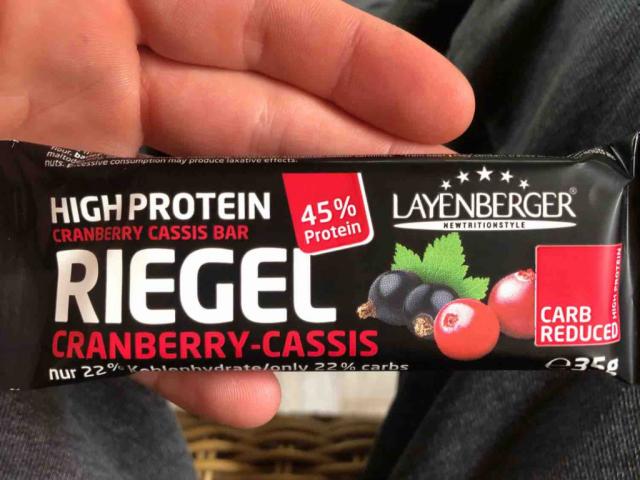 High Protein Riegel Cranberry-Cassis by Sascha2511 | Uploaded by: Sascha2511