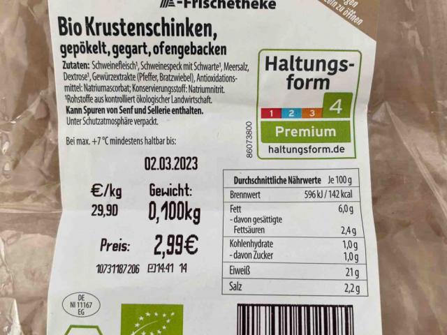 Bio Krustenschinken, gepökelt von HeleneEffpunkt | Hochgeladen von: HeleneEffpunkt