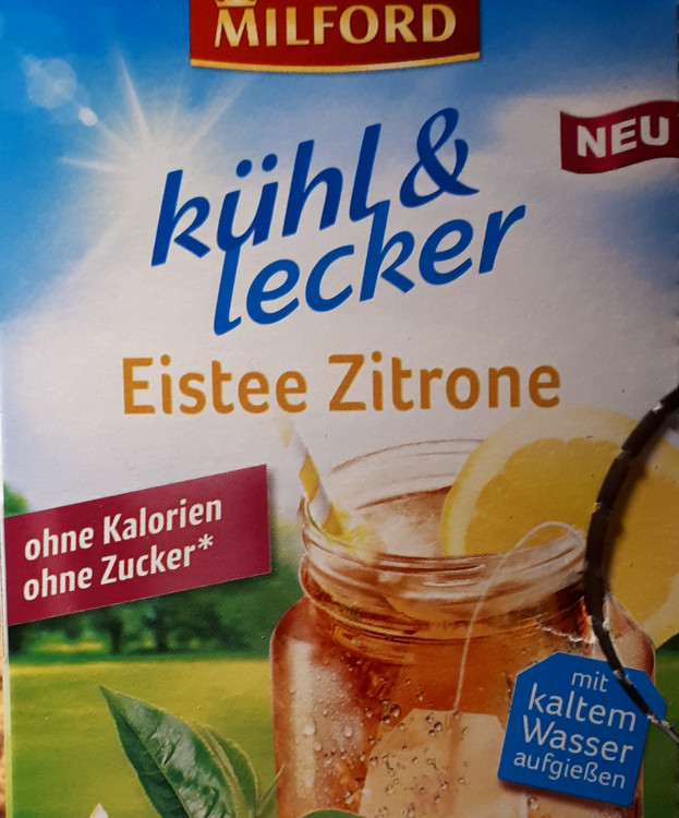 Eistee Zitrone - kühl & lecker, Schwarzer Tee, Stevia, Zitro | Hochgeladen von: Enomis62