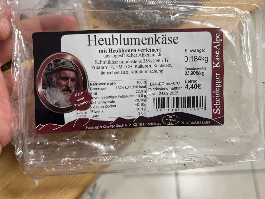 Heublumenkäse, 35% Fett von Craxter | Hochgeladen von: Craxter