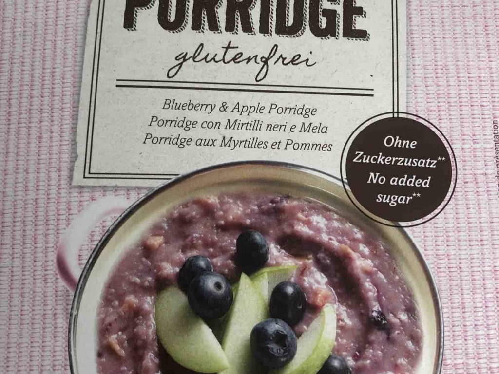 Porridge Heidelbeer Apfel, glutenfrei von cyra.bauer | Hochgeladen von: cyra.bauer