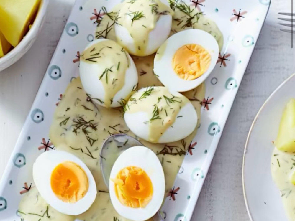 Senfeier mit Kartoffeln im Thermomix von IdaFi | Hochgeladen von: IdaFi Senfeier mit Kartoffeln im Thermomix von IdaFi | Hochgeladen von: IdaFi