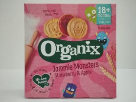 Organix - Jammie Monsters: Strawberry & Apple, Erdbeere, Apf | Hochgeladen von: micha66/Akens-Flaschenking