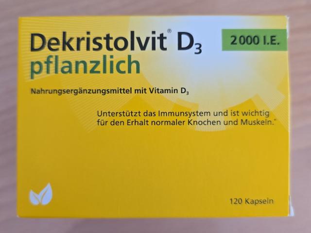 Dekristolvit D3, pflanzlich, 2000 I.E. von atum | Hochgeladen von: atum