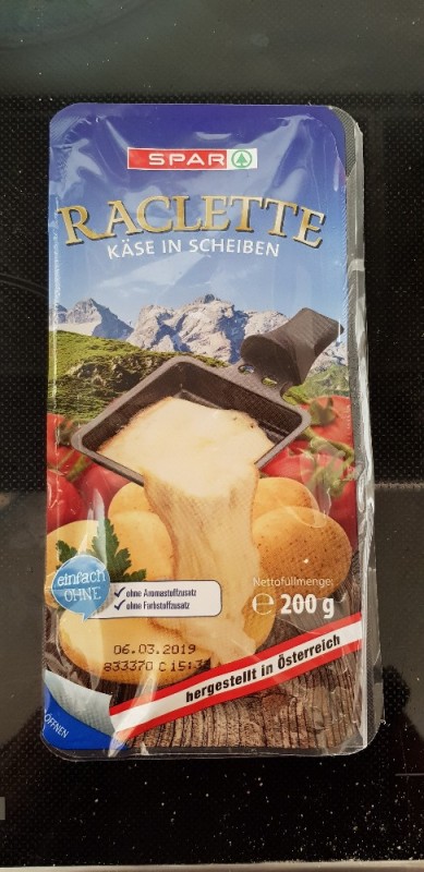 Raclette, Käse in Scheiben von martinapachler419 | Hochgeladen von: martinapachler419