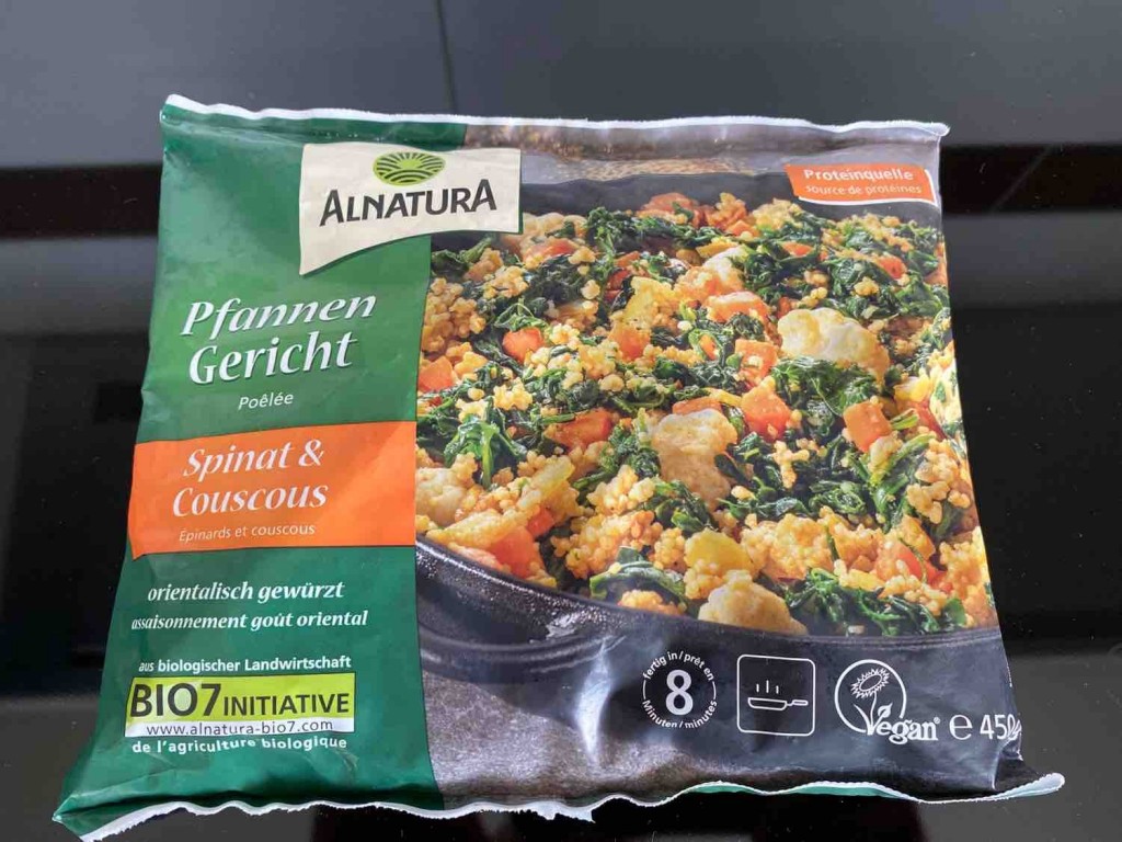 Pfannen Gericht Spinat & Couscous, orientalisch gewürzt von  | Hochgeladen von: pokkaf