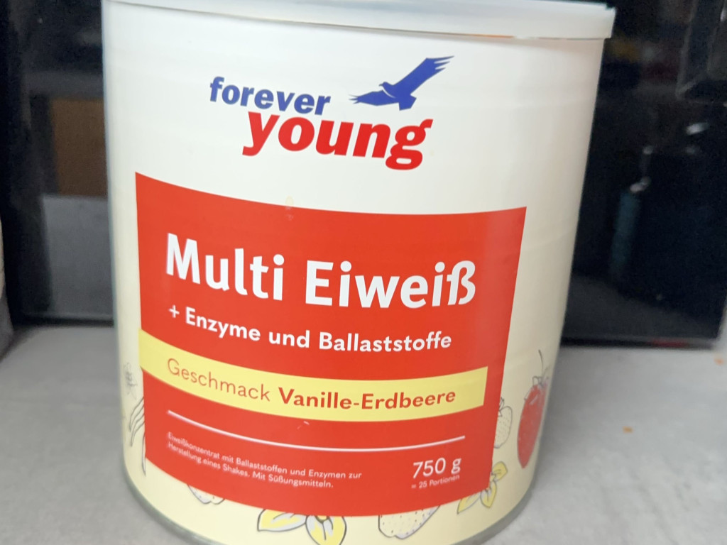 Multi Eiweiß forever Young, Vanille-Erdbeere von cindyburkhardt1 | Hochgeladen von: cindyburkhardt1615