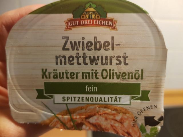 Zwiebelmettwurst, Kräuter mit Olivenöl von Schudy | Hochgeladen von: Schudy