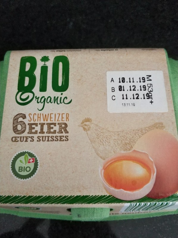 Bio Organic Schweizer Eier, Fett 10g/100g von PatPol | Hochgeladen von: PatPol
