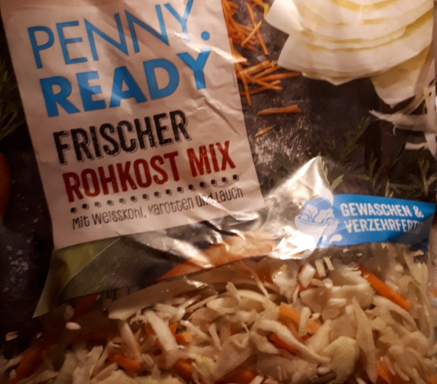 Frischer Rohkost Mix, Penny Ready, Weißkohl, Karotten & Lauc | Hochgeladen von: Enomis62
