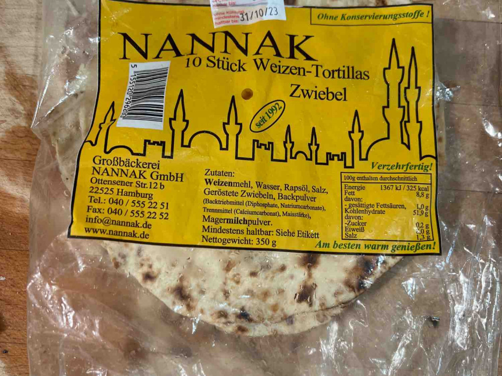Nanak Weizen Tortilla Zwiebel von Ouby | Hochgeladen von: Ouby