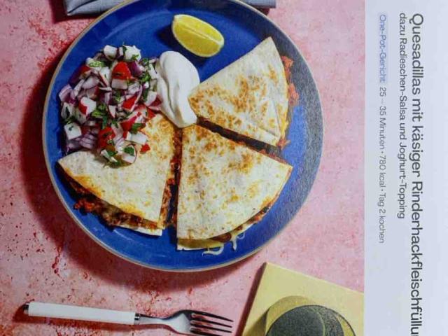 Quesadillas mit käsiger Rinderhackfleischfüllung von Peggy168 | Hochgeladen von: Peggy168