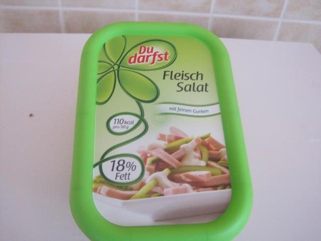 Fleisch Salat, mit feinen Gurken | Hochgeladen von: belinda